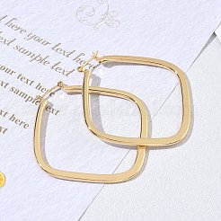 Brass Hoop Earrings for Women&nbsp;KK-CBA4112-04G