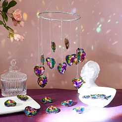 20Pcs Electroplate Glass Pendants&nbsp;EGLA-GA0001-43