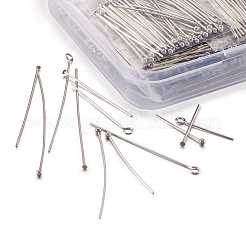 304 Stainless Steel Ball Head Pins & Eye Pins & Head Pins&nbsp;STAS-TA0004-23P