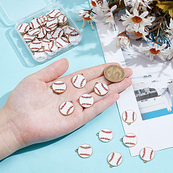 75Pcs Sports Goods Theme Alloy Enamel Pendants&nbsp;ENAM-ME0001-52
