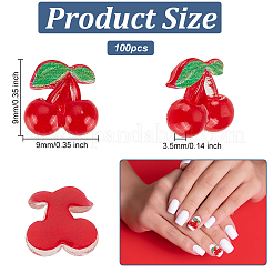 Cherry Resin Cabochons&nbsp;MRMJ-OC0003-22