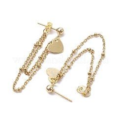 Golden 304 Stainless Steel Stud Earrings&nbsp;EJEW-JE05733-03