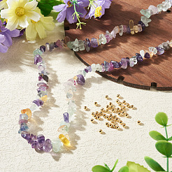 1 Strand Natural Fluorite Chip Beads Strands&nbsp;G-TAD0001-03