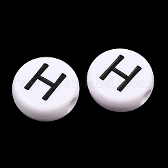Opaque Acrylic European Beads&nbsp;AC-CBA3BDD-01H