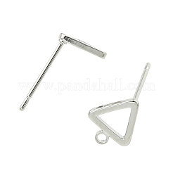 SHEGRACE Brass Stud Earring Findings&nbsp;XGRQ6H011-898P