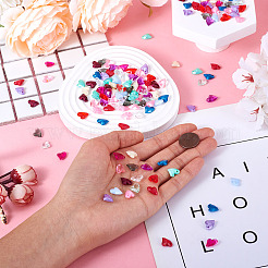 150Pcs 15 Colors Transparent Acrylic Charms&nbsp;MACR-TA0001-56