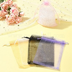 Organza Bags Jewellery Storage Pouches Wedding Favour Party Mesh Drawstring Gift&nbsp;OP-FS0001-04B