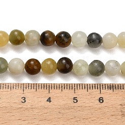 Natural Butter Jade Beads Strands&nbsp;G-C289-B03-6mm