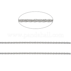 Tarnish Resistant 304 Stainless Steel Rope Chains&nbsp;CHS-G027-08A-P