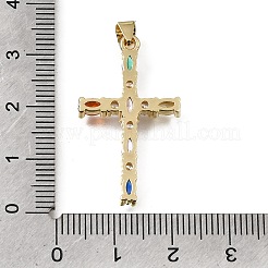 Easter Brass Pave Cubic Zirconia Pendants&nbsp;CU-E002-01C-G04