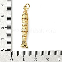 Brass Micro Pave Cubic Zirconia Pendants&nbsp;KK-R217-01G-05