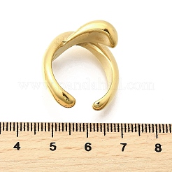304 Stainless Steel Cuff Rings&nbsp;RJEW-D320-15G