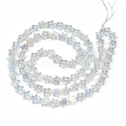 Electroplate Glass Beads Strand&nbsp;EGLA-S188-17-B04