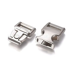 Alloy Adjustable Quick Side Release Buckles&nbsp;LS-PALLOY-WH0067-65P