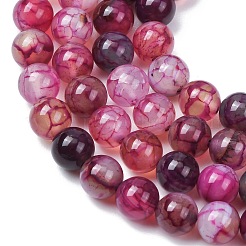 Natural Dragon Veins Agate Beads Strands&nbsp;GG-CBA9070-A01-01