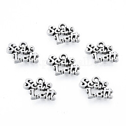 Tibetan Style Alloy Charms&nbsp;TIBEP-N012-05