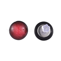 Resin Cabochons Stud Earrings&nbsp;EJEW-JE03936-M