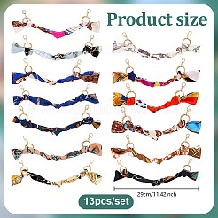 13Pcs Printed Ribbon Scarf Hat Bands&nbsp;HJEW-PH02455