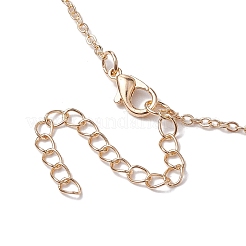 5Pcs 5 Styles Iron Cable Chains Necklaces&nbsp;NJEW-JN04830