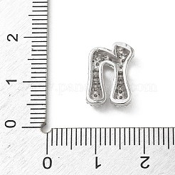 Brass Micro Pave Cubic Zirconia Pendants&nbsp;KK-A300-02P-N