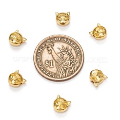 Tibetan Style Alloy Kitten Beads&nbsp;TIBEP-GC178-G-RS