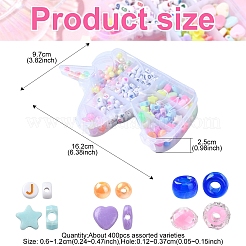 DIY Opaque Acrylic Bracelet Making Kits&nbsp;DIY-YW0009-89