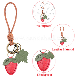 1Pc Imitation Leather Pendant Decoration&nbsp;HJEW-SP0001-24A