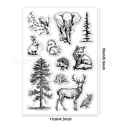 PVC Plastic Clear Stamps&nbsp;DIY-WH0631-0223
