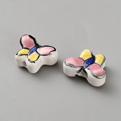 Handmade Porcelain Beads&nbsp;LS-PORC-WH0014-10I