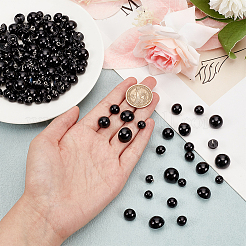 150Pcs 5 Style Resin Imitation Pearl Shank Buttons&nbsp;DIY-PH0017-79
