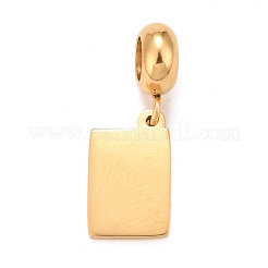 304 Stainless Steel European Dangle Charms&nbsp;STAS-I192-26G