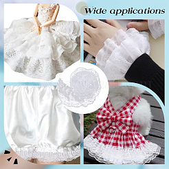 20M Polyester Pleated Lace Trim&nbsp;OCOR-HY0001-20C