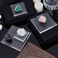 4Pcs 4 Styles Acrylic Display Pedestals&nbsp;ODIS-BC0001-24A