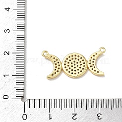 Brass Micro Pave Clear Cubic Zirconia Pendants&nbsp;KK-A300-10A-G