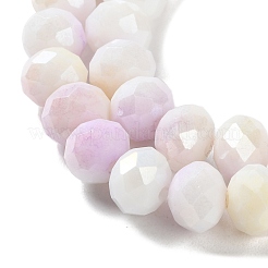 Electroplate Glass Beads Strands&nbsp;LAMP-S068-02F