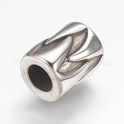 316 Surgical Stainless Steel European Beads&nbsp;STAS-G164-74AS