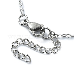 2Pcs 2 Color Brass Bar Link Chains Macrame Pouch Empty Stone Holder for Pendant Necklaces Making&nbsp;NJEW-JN04466-03