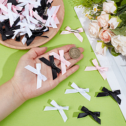 60Pcs 3 Colors Ribbon Bowknot Alligator Hair Clip&nbsp;PHAR-SC0001-007