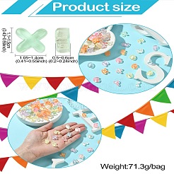 Translucent Resin Decoden Cabochons&nbsp;RESI-CJC0023-10A