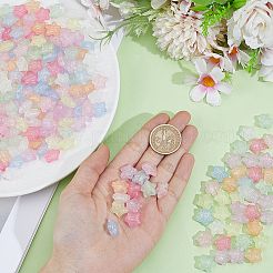 300Pcs Luminous Transparent Acrylic Beads&nbsp;MACR-PA0001-81