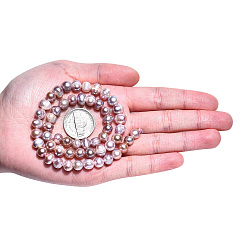 Natural Cultured Freshwater Pearl Beads Strands&nbsp;PEAR-N013-06T