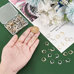 100Pcs 2 Colors 304 Stainless Steel Leverback Earring Findings&nbsp;STAS-PH0005-69