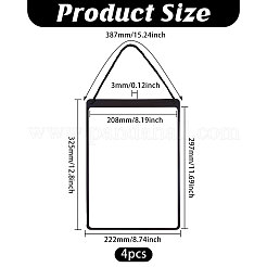 Erasable PVC Hanging Price Tags with Rope&nbsp;CDIS-WH0021-069D-01