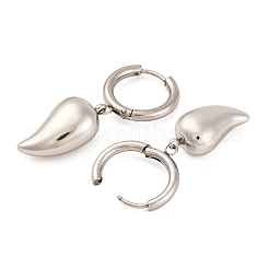 Non-Tarnish 304 Stainless Steel Hoop Earrings for Women&nbsp;EJEW-Z057-14P-04