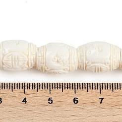 Synthetic Coral Carved Beads Strands&nbsp;CORA-M001-11