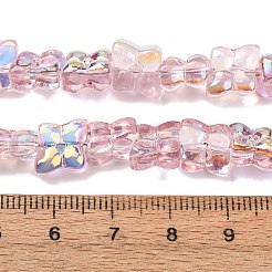 Transparent Glass Beads Strands&nbsp;GL-CBAAE04-02I