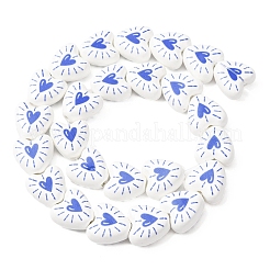 Printed Handmade Porcelain Beads&nbsp;PORC-G016-01C