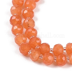 Natural Orange Aventurine Beads Strands&nbsp;G-H057-A02-01
