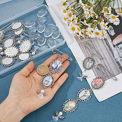 8Pcs 4 Styles Iron Brooches&nbsp;JEWB-FH00045