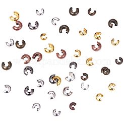 Brass Crimp Beads Covers&nbsp;KK-PH0036-09